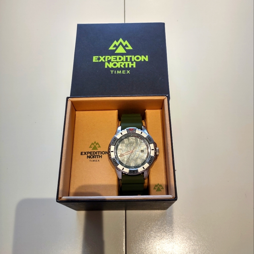 Timex Expedition North Watch - Green and Silver
